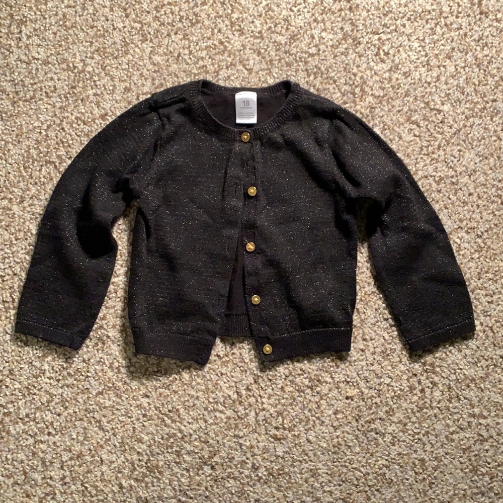 Black sparkle cardigan